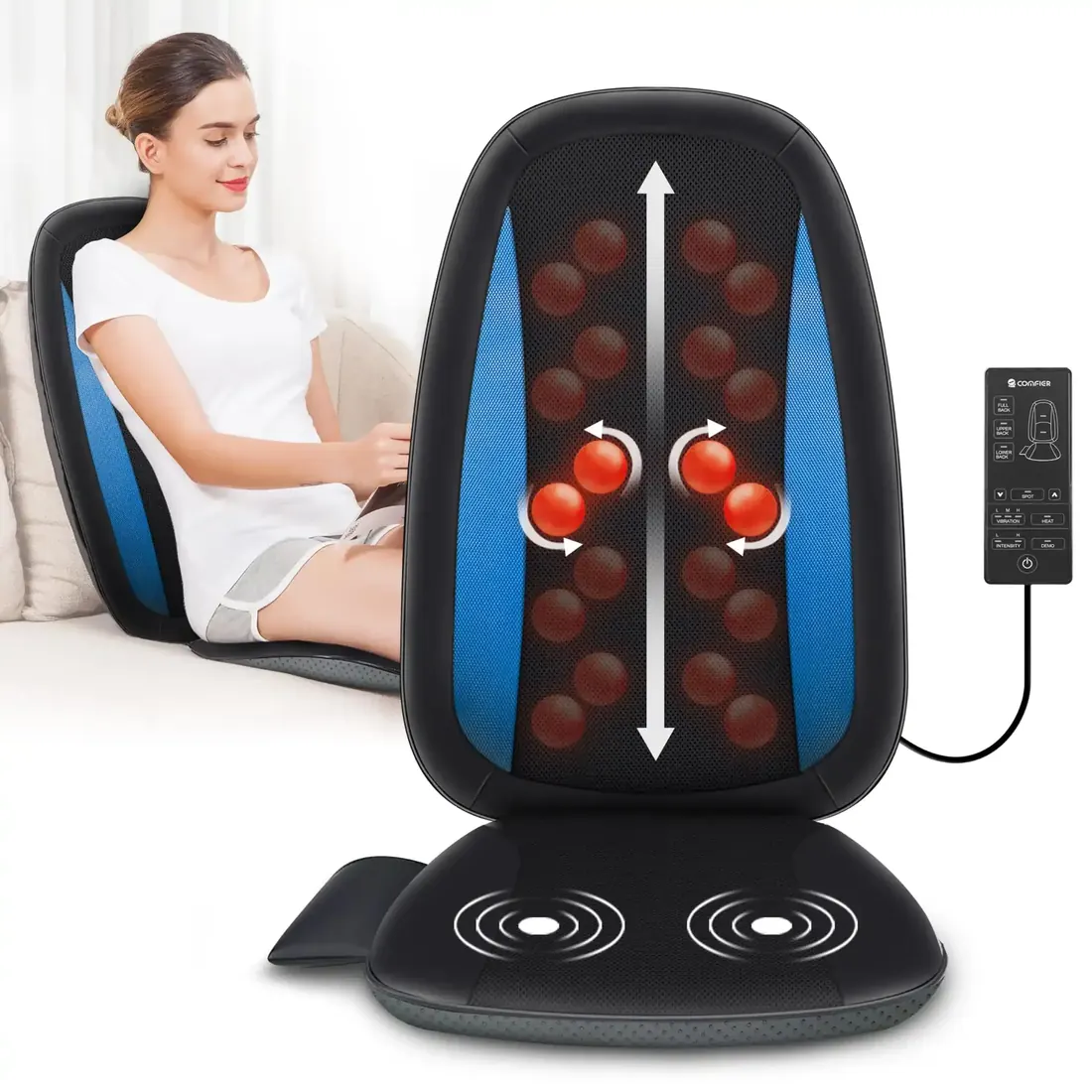 Comfier heated massage seat pad image 2